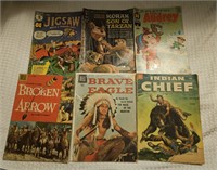 Lot of 6 Comic Books Brave Eagle Broken Arrow