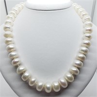$400 Sterling Pearl Necklace HK27-17