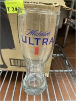 LOT OF 6 NEW MICHELOB ULTRA BEER GLASSES