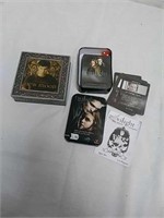 Twilight metal nice trinket box with card game