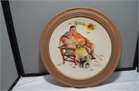 Norman rockwell plate Fall-Fondly do we remember