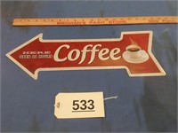 Metal Coffee Sign