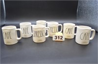 Rae Dunn espresso shot mugs (7)
