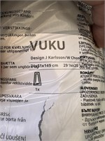 IKEA VUKU FABRIC FREE STANDING WARDROBE IN BAG
