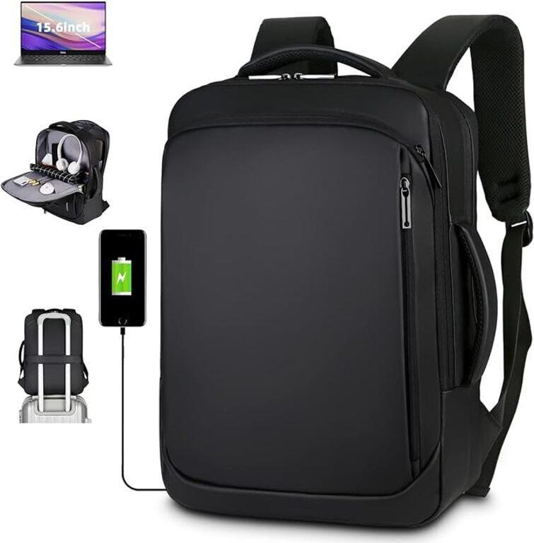 Laptop Backpack with USB Flight Approved Carry On