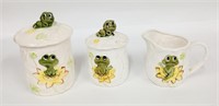 SMALL FROG CANNISTER TALLEST 6"