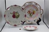 Pink Rose Porcelain Serving Pieces