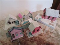 Flat of Lighted Houses - Cardboard Village