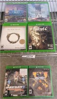 GROUP OF XBOX ONE GAMES