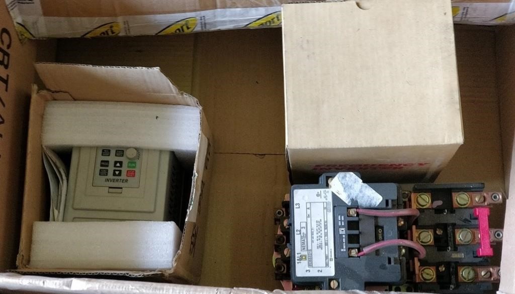 2 VFD 2Hp & Shut Off Switch