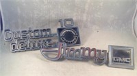 Custom deluxe  emblem and jimmy gmc emblem