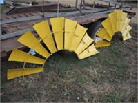 Yellow Decorative Windmill Fan Blades