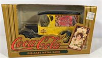 Coca-Cola Die-Cast Metal Bank In Box