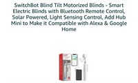 SwitchBot Blind Tilt Motorized Blinds