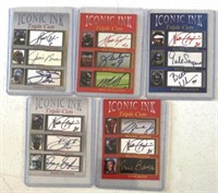 5 Walter Payton iconic Ink cards