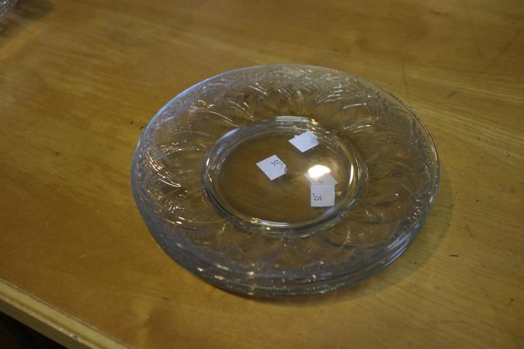 Collection of Clear Dishes