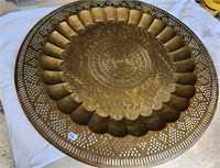 Large brass tray/wall hanging