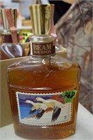 Beam Bird stamp decanter