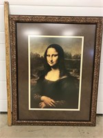 Mona Lisa picture 33 inches high 27 inches wide