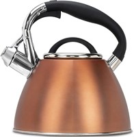 PriorityChef Tea Pot For Stove Top, Soft Touch Ra