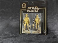 Star Wars Comm. Skywalker Sage Solo & Leia Figures