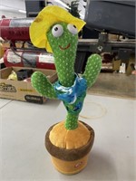 Cactus Decor Takes Batteries