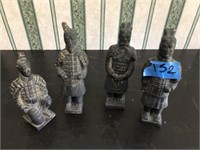 Set of (4) Asian Figurines