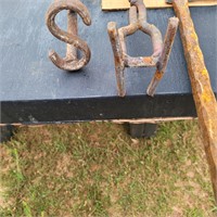 Branding Irons  S H  and Misc Iron