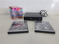 Magnavox DVD Player w/ 2 DvDs & CD Case