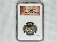2012 State Quarter MS66 First Release Chaco