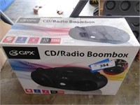 CD radio boombox
