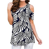 C534 PiePieBuy Women Round Neck Tunic Blouse