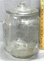 Vintage Planters Peanuts Store Jar See Photos for