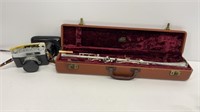Vintage Bettoney 3 star clarinet and Konica