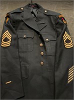 US Army Green Dress Jacket U.S. ARMY WAR CP