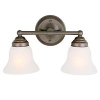 Hampton Bay Ashhurst 2-Light Oil Rubbed Bronze Van