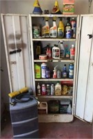 cabinet, drawers, auto products, grass seed