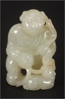 Chinese Jade Figure Group,