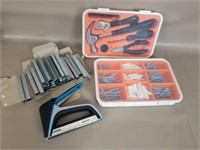 Tool Bundle: stapler,  screws, etc