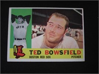 1960 TOPPS #382 TED BOWSFIELD RED SOX