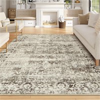 Lahome 8' x 10' Area Rug Beige  Boho Vintage