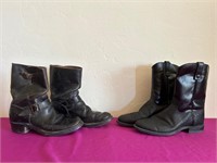 Two pairs Men’s Boots 11 & 10 1/2