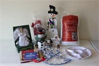 lot of Christmas decorations
