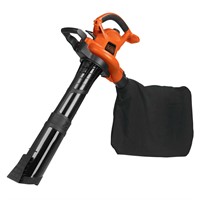 BLACK+DECKER Leaf Blower & Leaf Vacuum, 3-in-1, 12