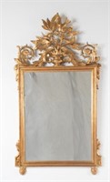 La Barge Louis XV Style Carved Giltwood Mirror