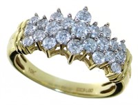 10kt Gold Brilliant 1.00 ct VS Lab Diamond Ring