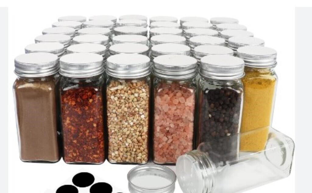 36 Pack 4oz Glass Jars