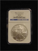 2007 Graded Silver Eagle