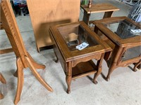 End Table, Glass Top