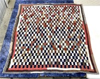 Hand Made Quilt Checkerboard